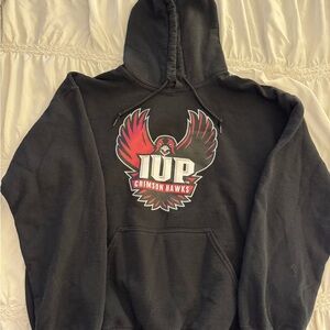 Black Crimson Hawks Hoodie